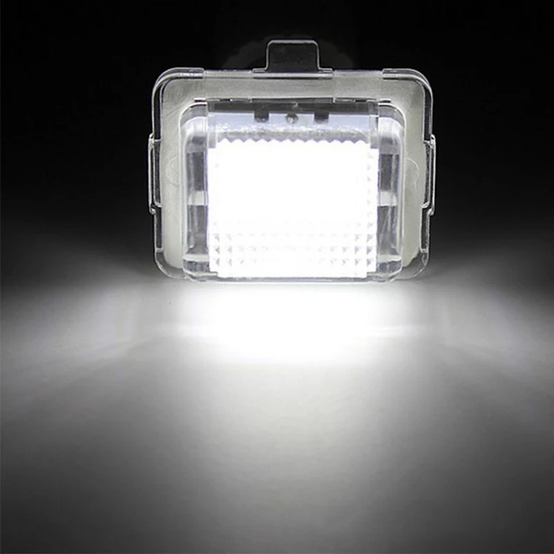 Светодиодная лампа для номерного знака PMFC белый свет без Hyper Flash 12 В Mercedes Benz W204 5D W212