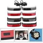 Мотоциклетная светодиодная сумка для седла, поворотный светильник, тормозной светильник для Harley Touring Road King Street Glide FLHR CVO Limited 2014-2020