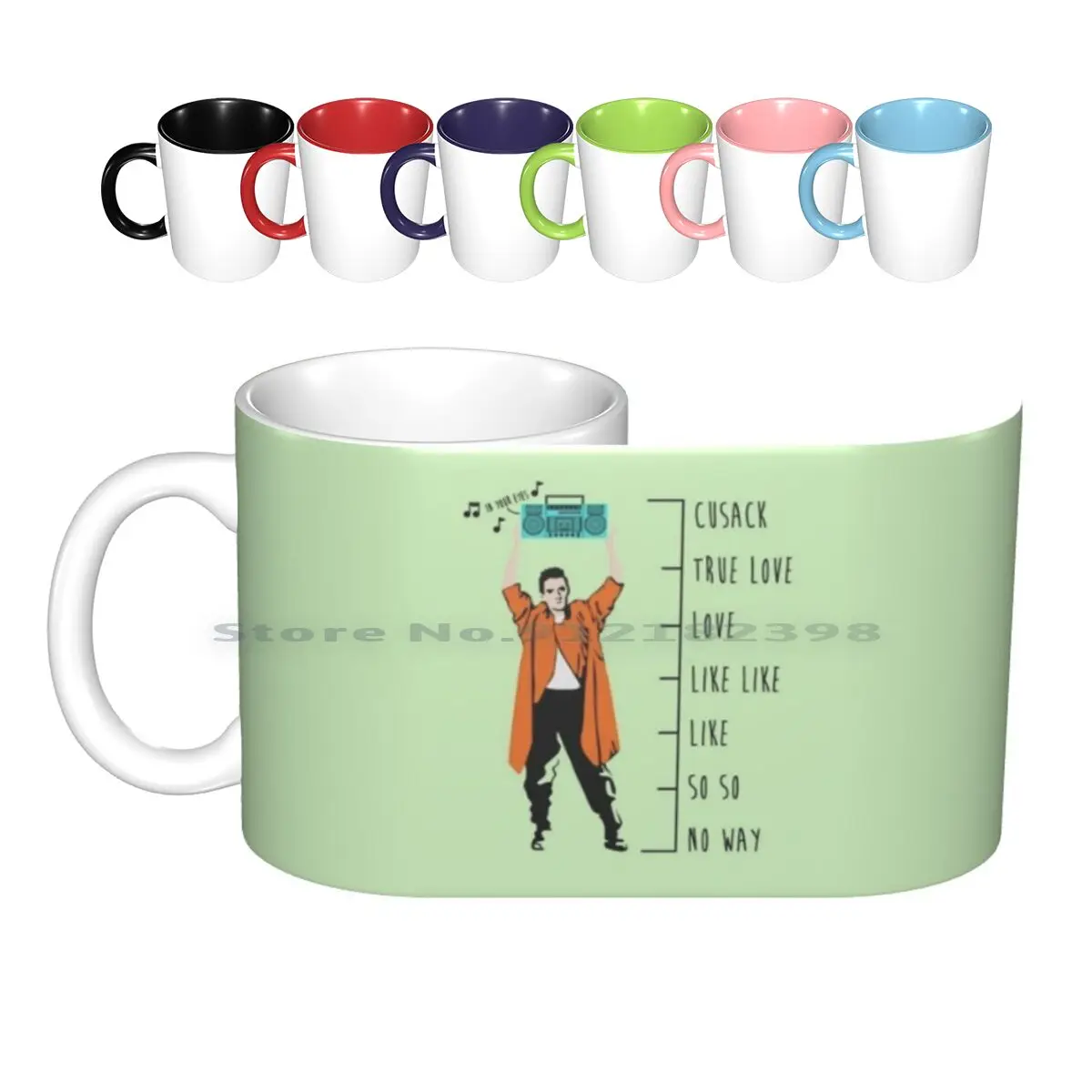 

I Cusack You Ceramic Mugs Coffee Cups Milk Tea Mug Movie John Cusack Movie Star Movies Funny Love Romantic Sweet Typography