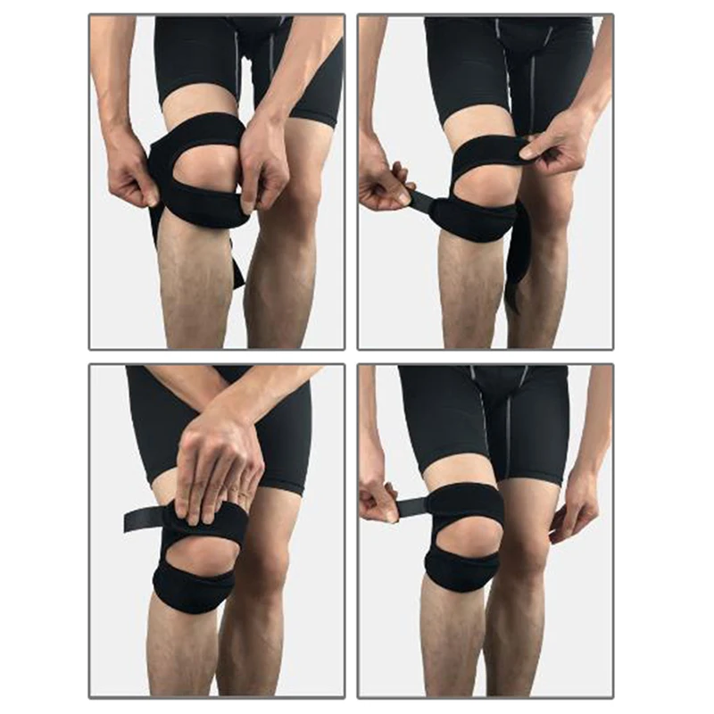 Наколенник неопреновый 1 шт. нейлоновый регулируемый дышащий с защитой от ударов