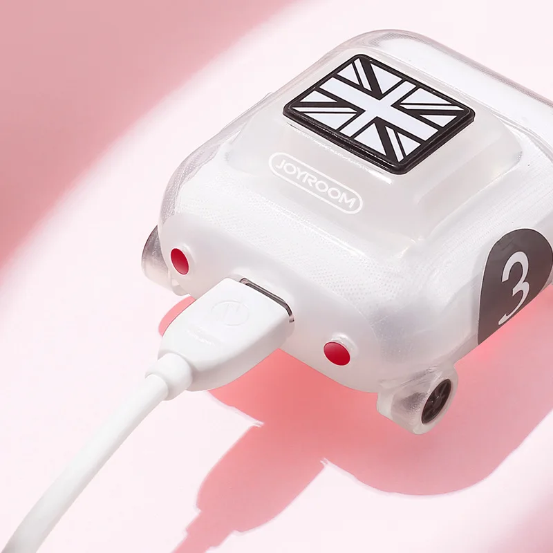 Новые Мультяшные автомобильные AirPods Чехлы Защитные беспроводные Bluetooth наушники