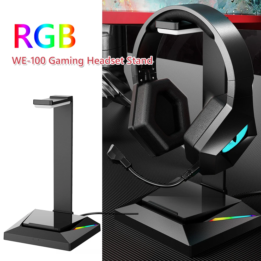 

Headphone Holder Gaming Headset Hook Display Stand ABS Headphone Holder for Gaming Headsets Support Rack