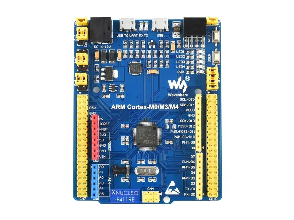 Плата Waveshare Stm32 макетная плата STM32 совместима с XNUCLEO-F411RE бесплатная доставка |