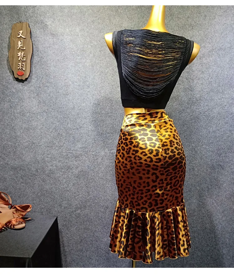 Топ для латинских танцев юбка Одежда современные танцевальные костюмы платье