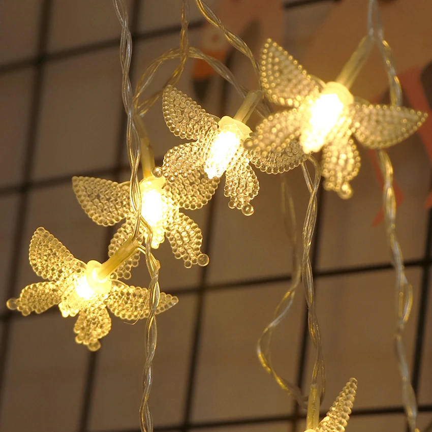 

СВЕТОДИОДНАЯ Гирлянда в виде бабочек, 10/20/30 м