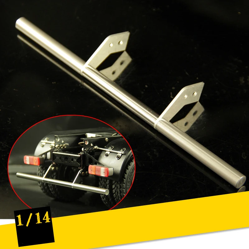 1/14 _ задний бампер матовый противоударный кронштейн модифицированный для 1:14 RC