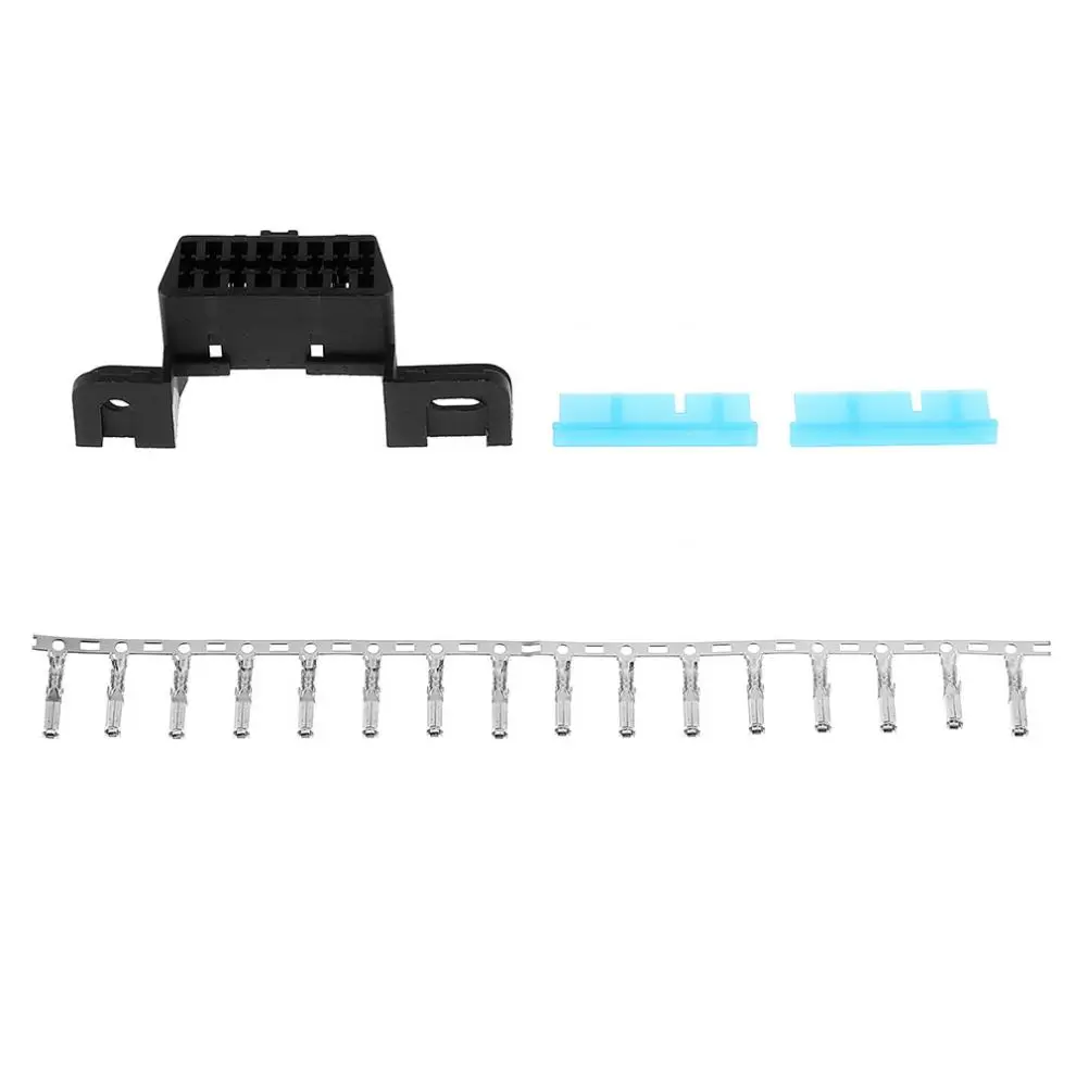 OBD II 16 Pin Женский угловой разъем автомобильный диагностический инструмент Разъем