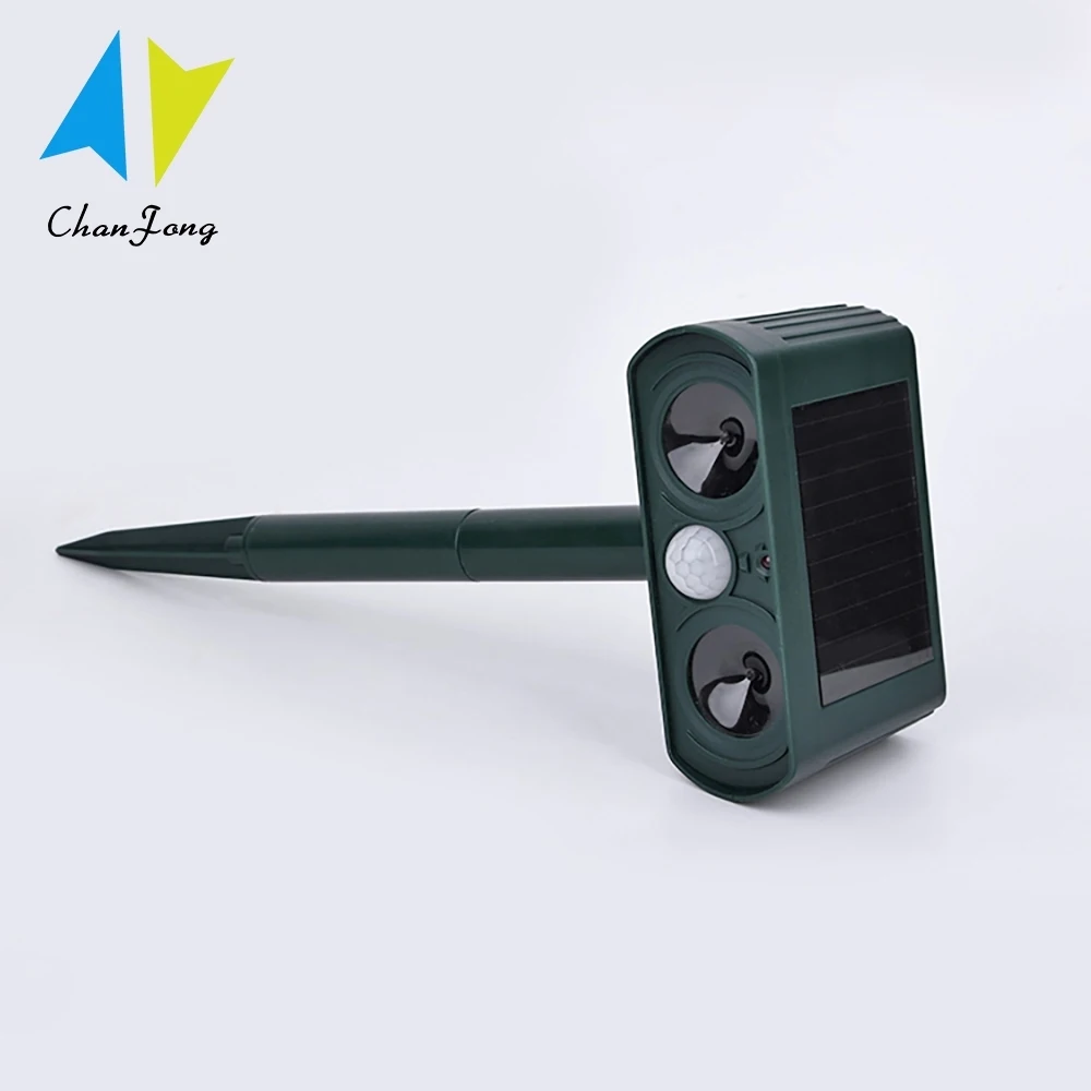 Ультразвуковой отпугиватель животных на солнечной батарее средство для защиты