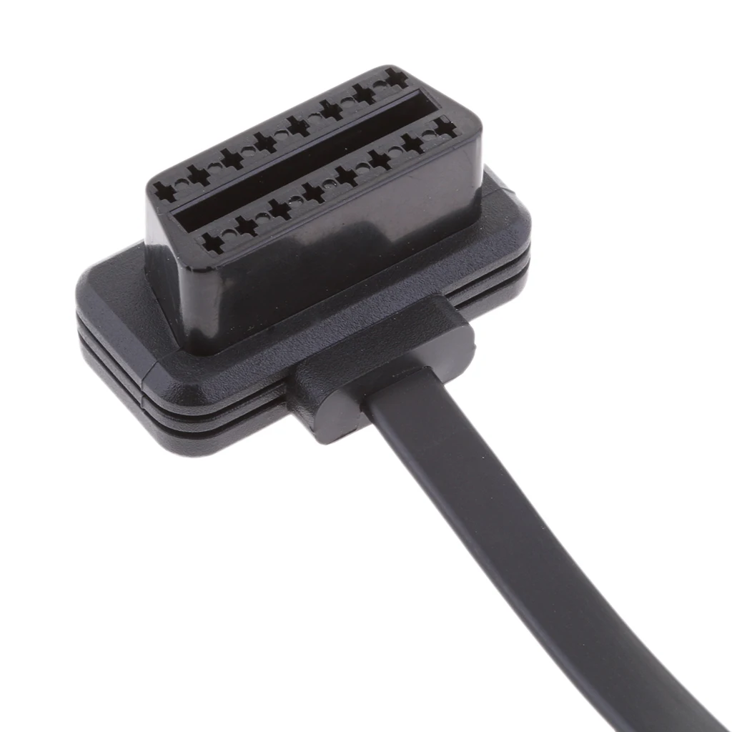 OBD II удлинитель 16 Pin диагностический Соединительный адаптер с выключателем
