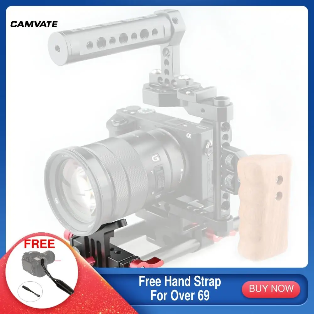 CAMVATE объектив Поддержка держатель кронштейн с Стандартный 15 мм двойной стержень