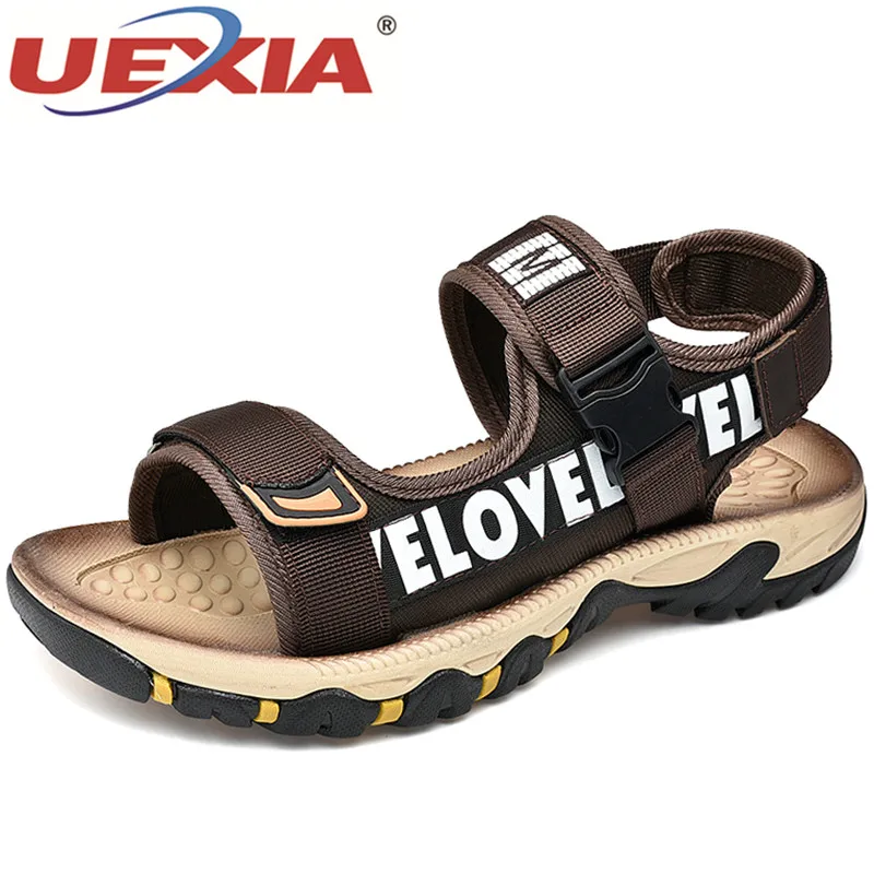 Удобные Модные мужские сандалии летняя пляжная прогулочная повседневная обувь