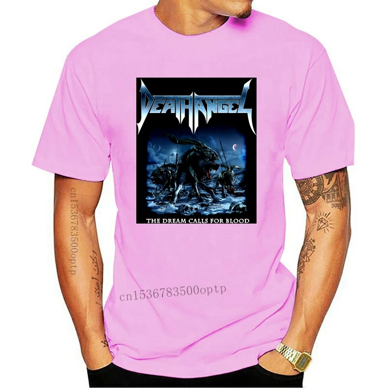 

Новинка 2021, футболка с надписью «Death Angel The Dream», синяя, черная, стальная, все размеры S...5XL