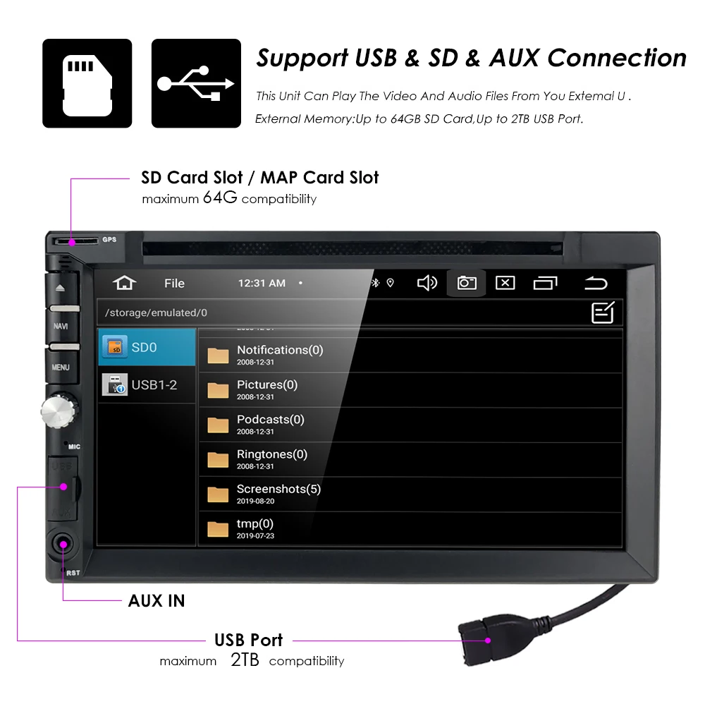 Автомобильный мультимедийный плеер PX5 универсальная стерео система на Android 10 с