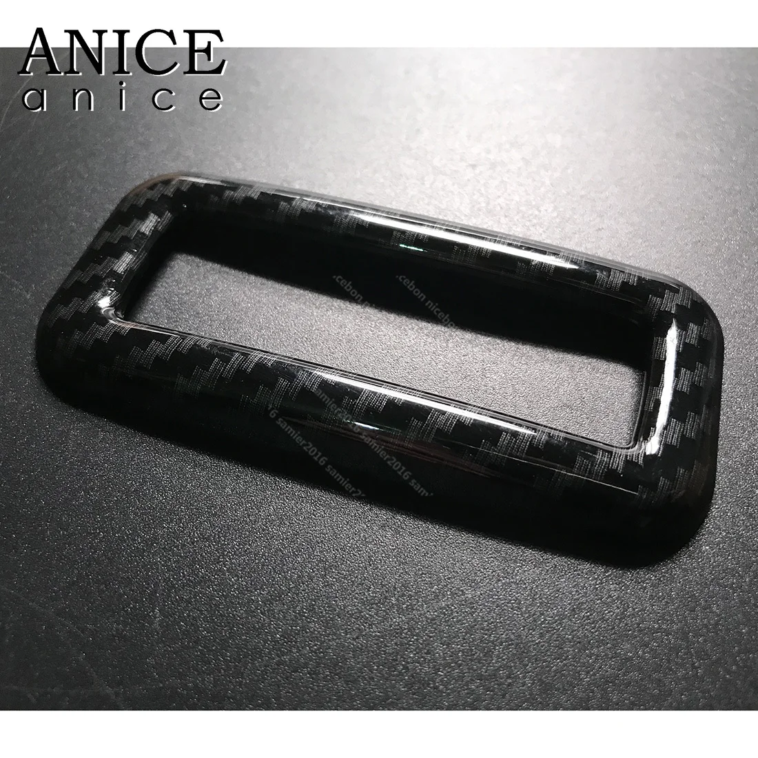 

Carbon Fiber Color Skylight Gear Trim Clearstory Switch Cover Fit for Mitsubishi Pajero V93/V97 2007-2020