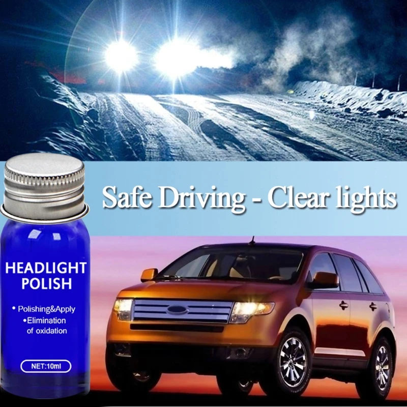 

Powerful Car Light Cleaner Kit Fast Acting Scratches Removers Renovation Repair Agent Automotive Must-have Tool