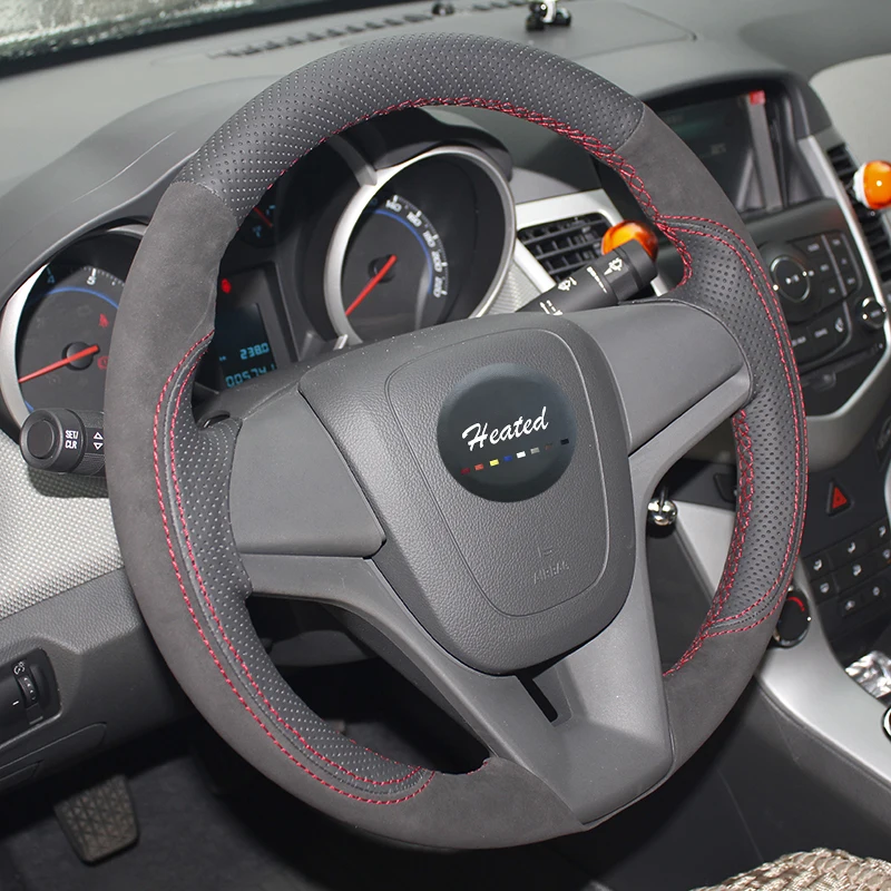 Оплетка на руль для Chevrolet Cruze 2009 2014 Aveo 2011 Holden 2010 capa para volante|on the steering wheel|capa volantewheel cover