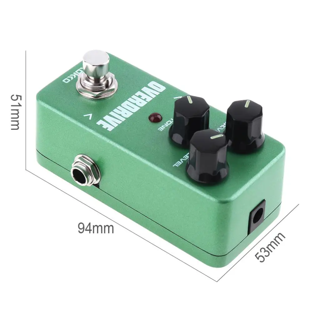KOKKO мини-электрическая гитара 10000 OVERDRIVE обеспечивает теплый естественный звук