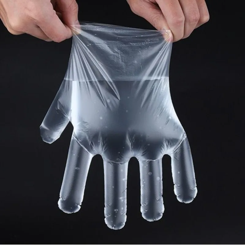 100 шт Одноразовые Перчатки Латексные универсальные кухонные/мытье