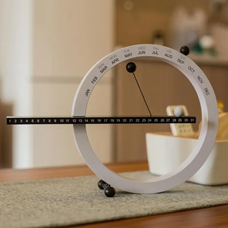 Креативный магнитный шар настенные часы вечный настенный календарь Новинка