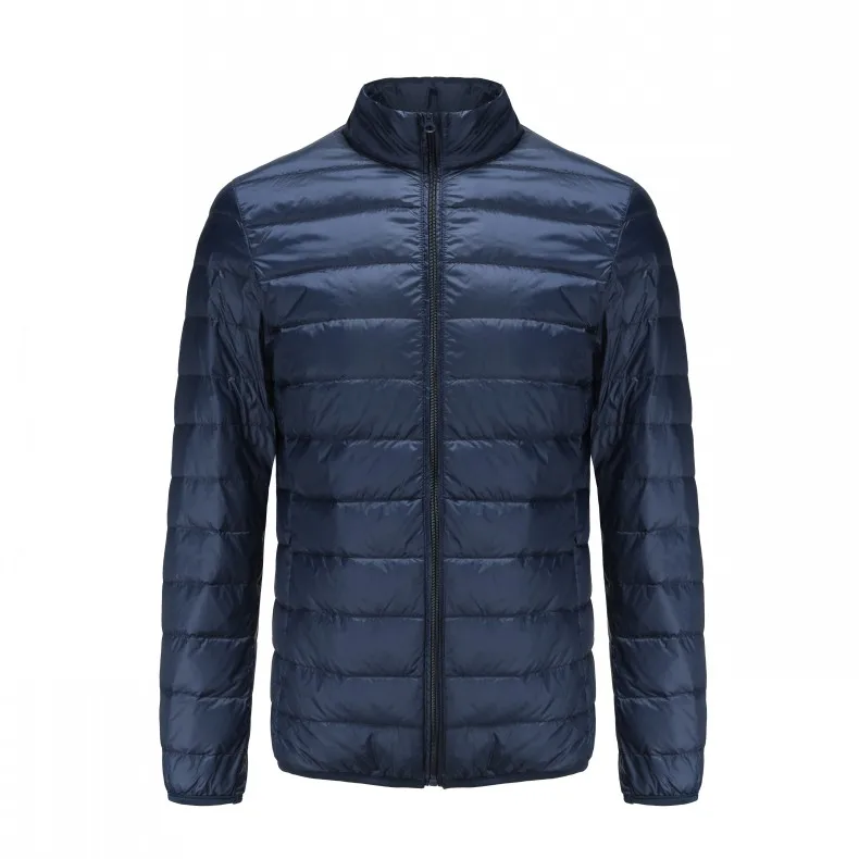 New Brand Autumn Winter Light Down Jacket Men's Fashion Hooded Short Large Ultra-thin Lightweight Youth Slim Coat Down Jackets