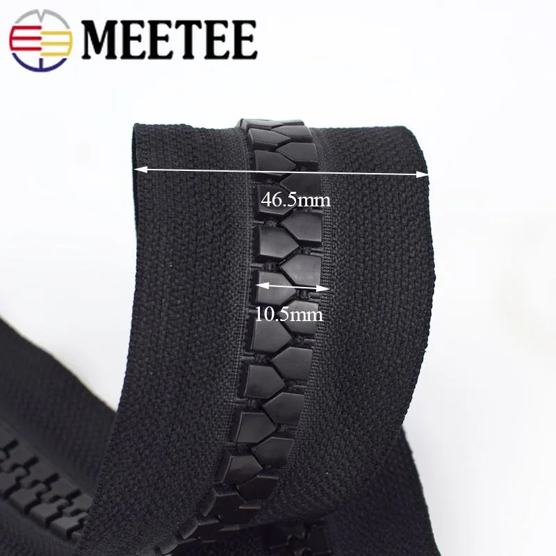 Meetee 15 # открытый конец застежки молнии смолаы 70/80/90/100 см пуховая куртка пальто для