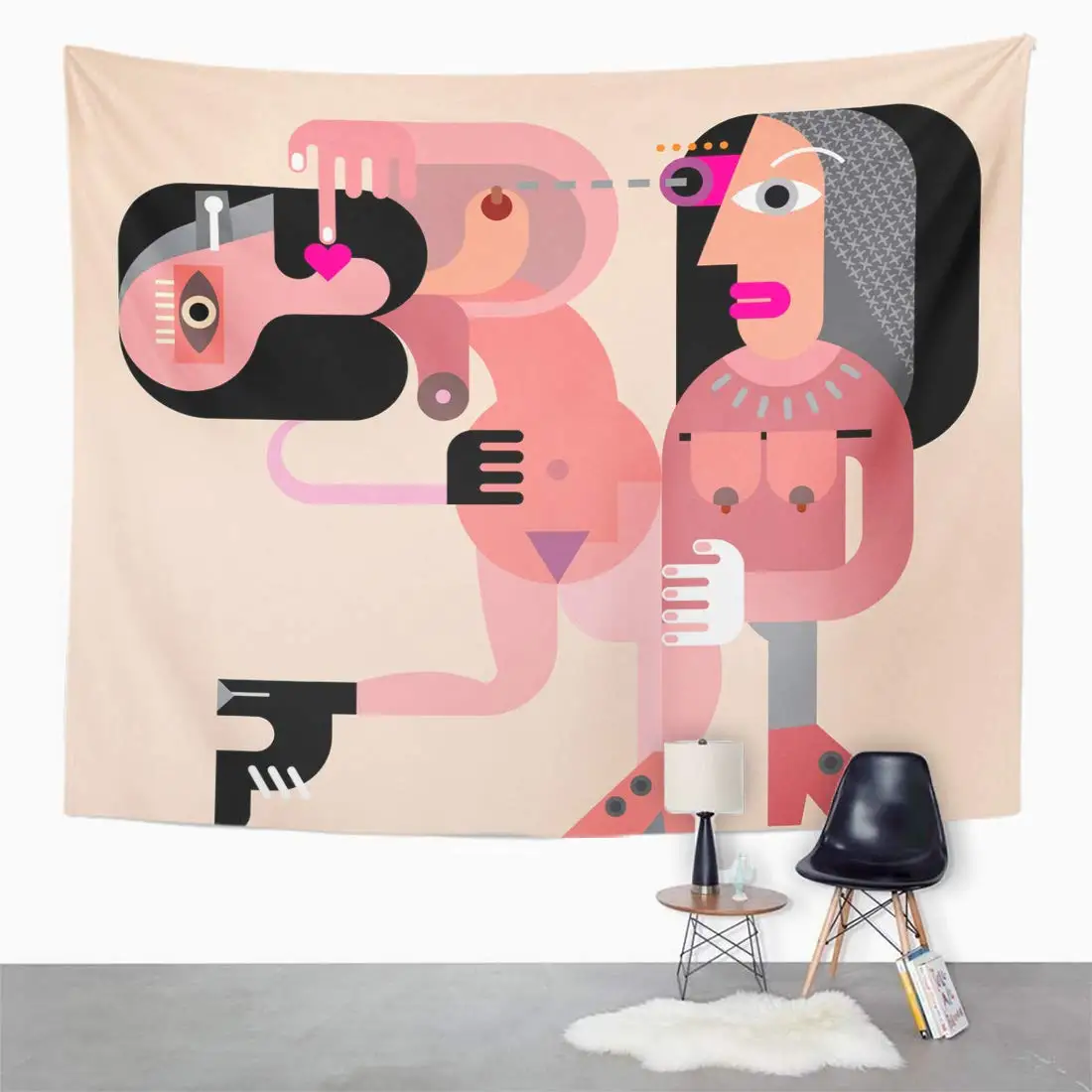 Picasso две женщины танцующие современные изысканные абстрактные тела Декор для