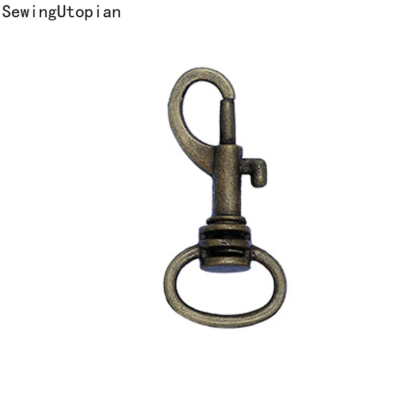 10 шт. металлические сумки с пряжкой Поворотный замок карабин застежки ошейник