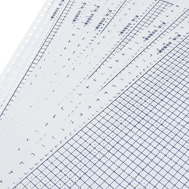10 шт. Punchcard подходит для Brother Singer вязальная машина пустой Пробивной карты KH860 KH868 SK260 SK280