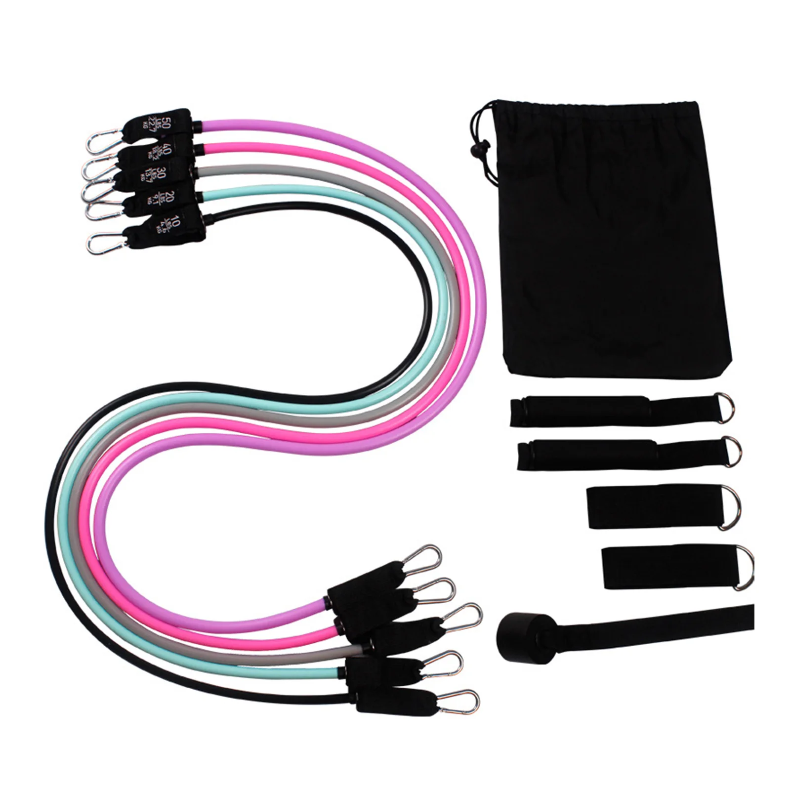 

11 шт., мужские и женские Эспандеры для силовых тренировок, 150 фунтов