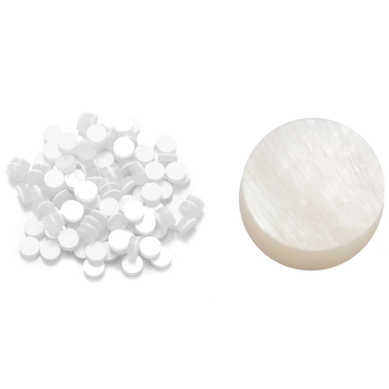 12x Белый перламутровый точечный инкрустационный боковой маркер Лада 6 мм и 100 шт.