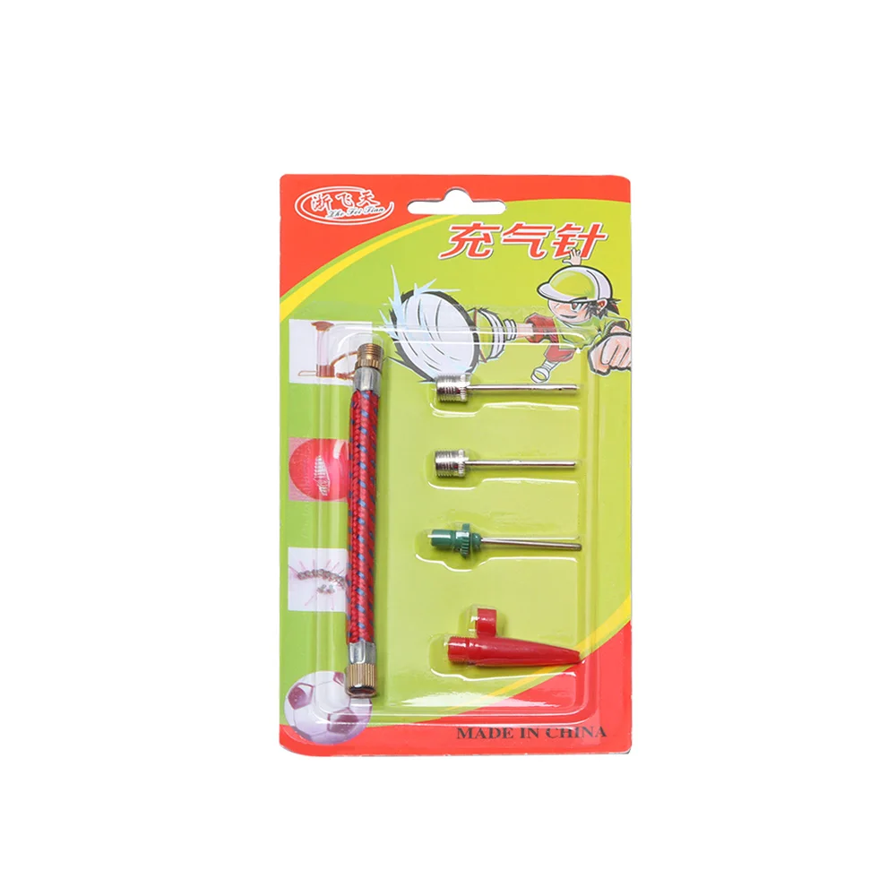 

1Set 2020 Inflating Needle Kits Needle Hose Sports Ball Basketball Football Volleyball Bike Tire Tube Inflator Kit Air Pump Tool