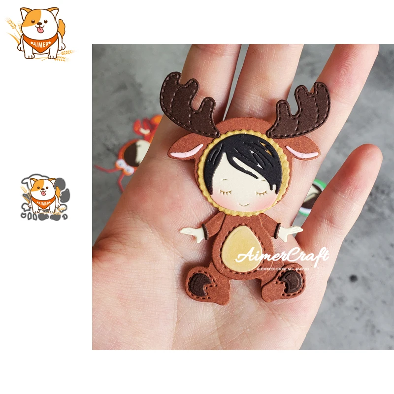 Elk детские животные металлические режущие штампы форма нож трафарет для