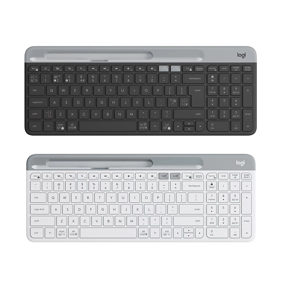 Logitech K580 2 4G Беспроводная ультратонкая Офисная Клавиатура унифицирующая Bluetooth