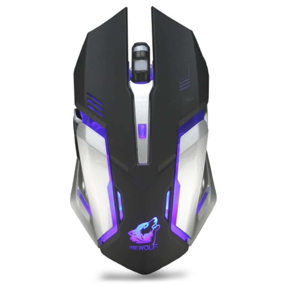 Эргономичная компьютерная мышь для ноутбука профессиональная 6 клавиш 7-цветная