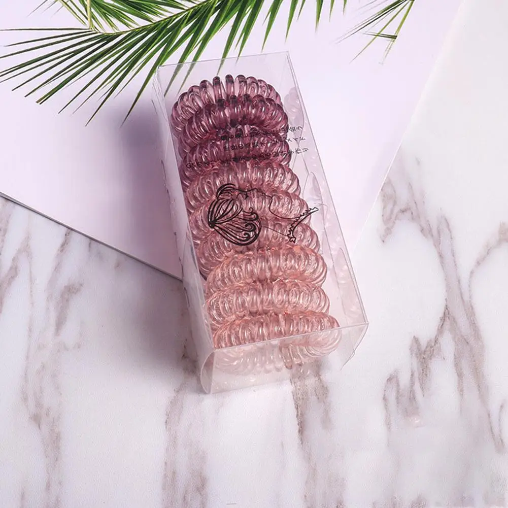 Hobbyлейн новинка яркие цвета резинки Детские Безопасные Галстуки для волос шнур