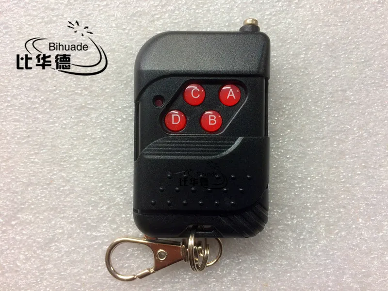 Горячая продажа Универсальный 433 МГц беспроводной красного дерева 4 канала копия