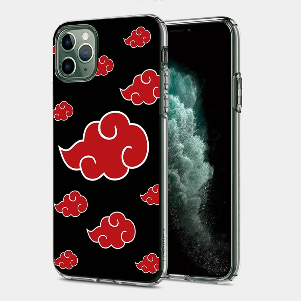

Anime Narutos Uzumaki Sasuke Kakashi Phone Case for iphone 11 Pro MAX Dawn Iphone 12 Mini XS 8 7 Plus X SE Protection Set