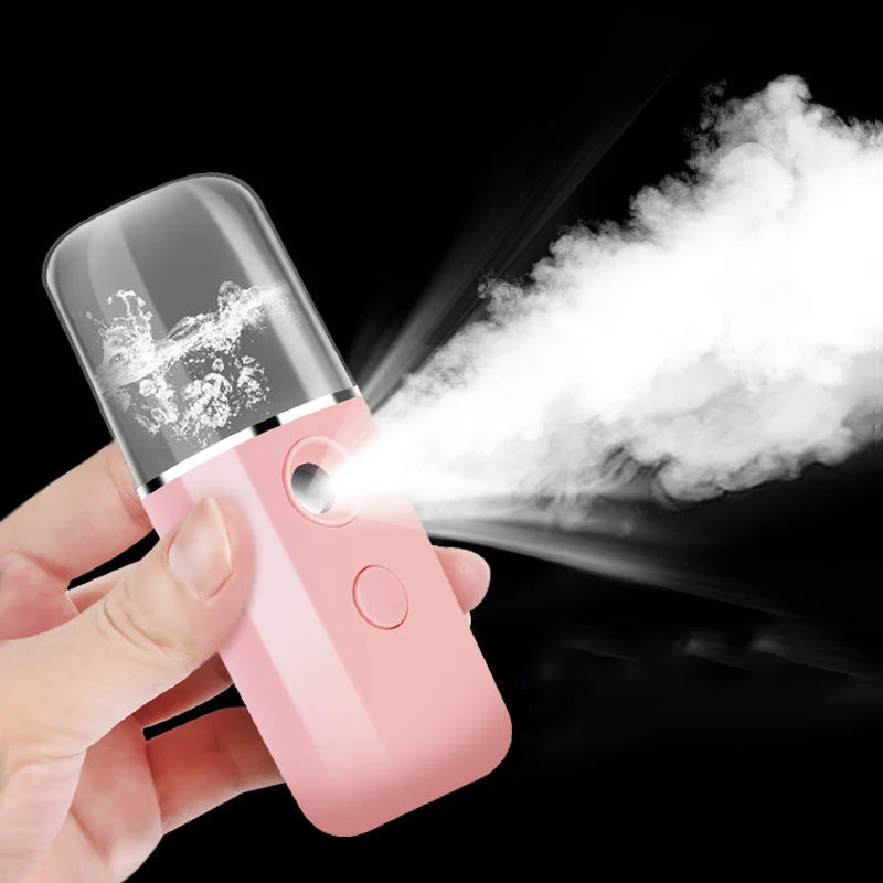 Face Moisturizer Sprayer Portable Air Humidifier Handheld Water Atomizer Facial Mini Nano Mist Diffuser Steamer Nebulizer Beauty