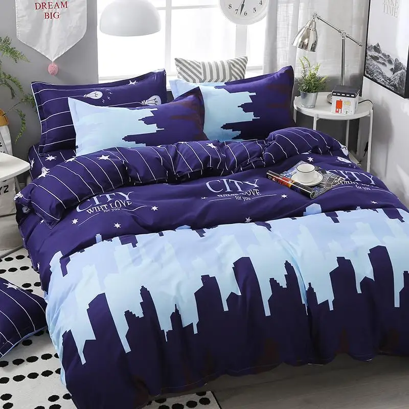 Комплект постельного белья с пододеяльником простыней и наволочкой 57 текстилей