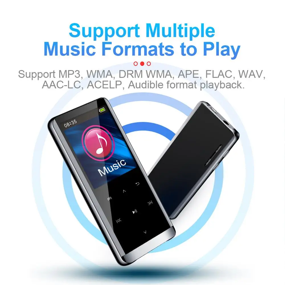 M13 MP3 Bluetooth-совместимый плеер Mini Mp4 без потерь Hifi музыка Mp5 Mp6 с 3 5 мм 1 8 дюймовый Tft