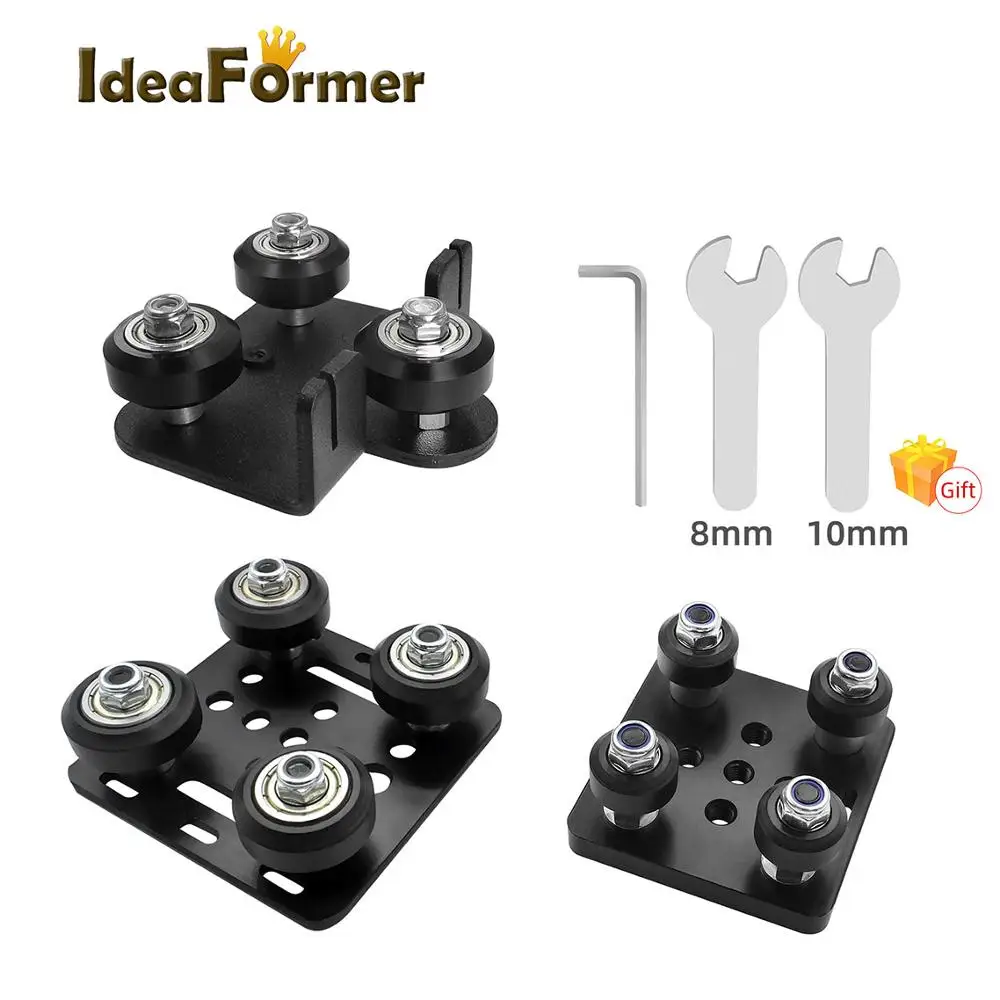 3d printer parts Slider plate kit 2020/2040 Openbuilds v slot + Extruder Back Support Plate kits for CR10 Ender-3 | Компьютеры и офис