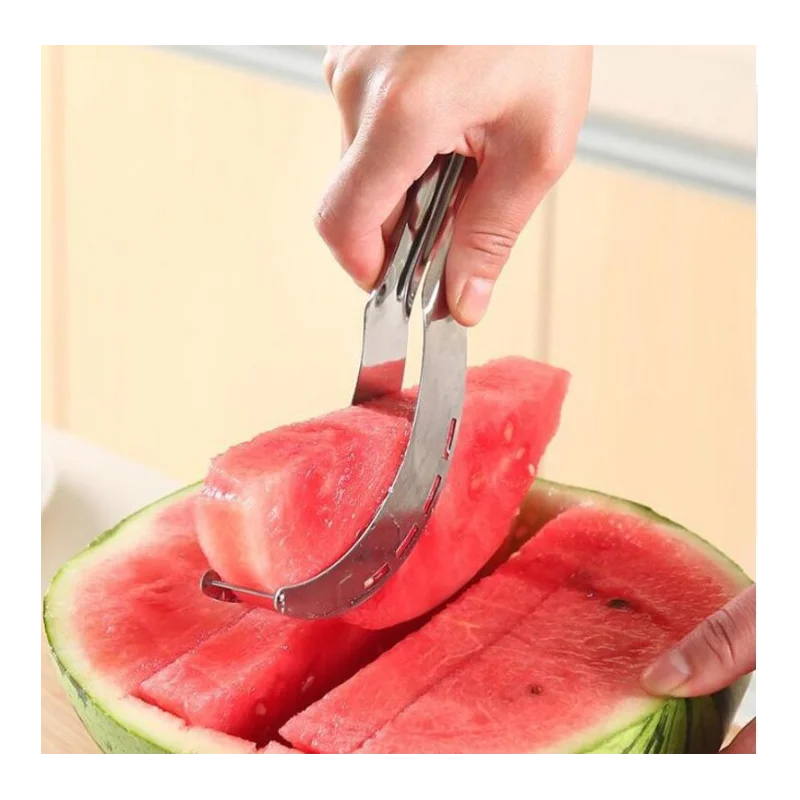 

Нож из нержавеющей стали для нарезки дыни нож Corer фрукты овощи инструменты кухонные гаджеты