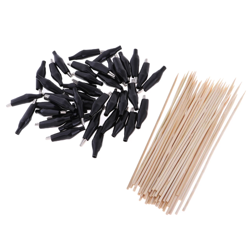 

40 Pcs Anime Action Figure Color Painting Clip Holder Crafts