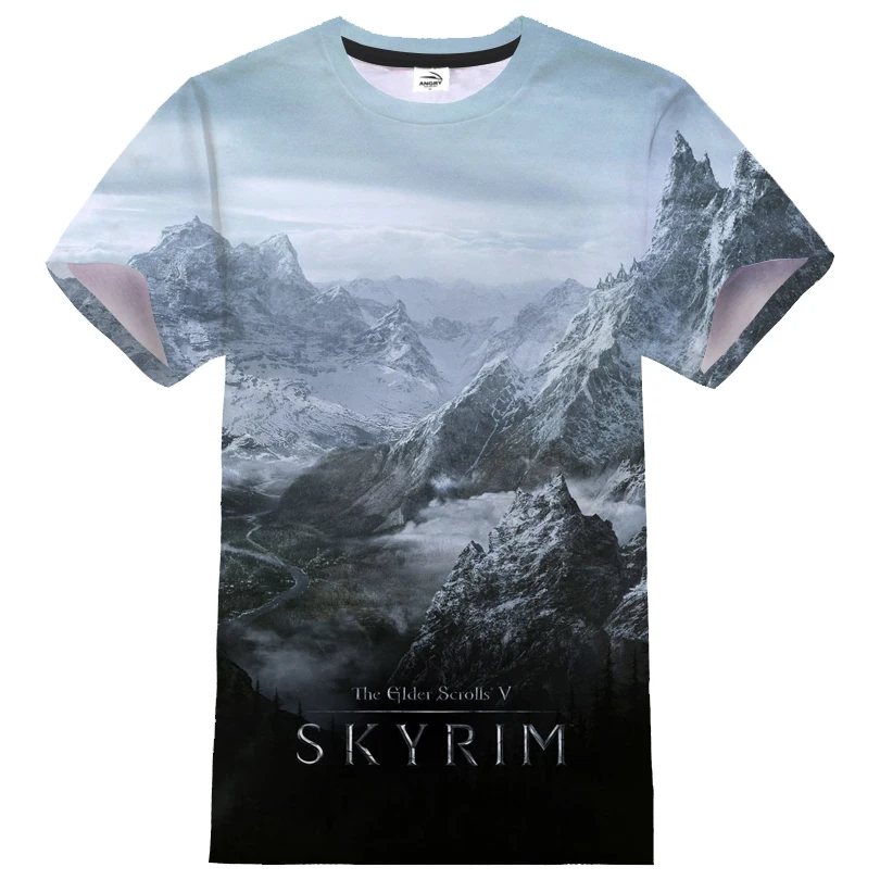 

Hot Sale Game The Elder Scrolls Skyrim 3d Printed T-shirt Men/women Fashion Casual Harajuku Style Popular Sweatshirt Top