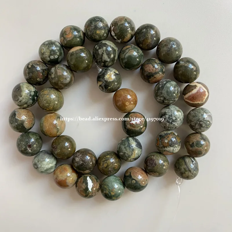 Free Shipping Natural Stone Old Kambaba Round Loose Beads 15&quot Strand Pick Size for Jewelry Making DIY | Украшения и