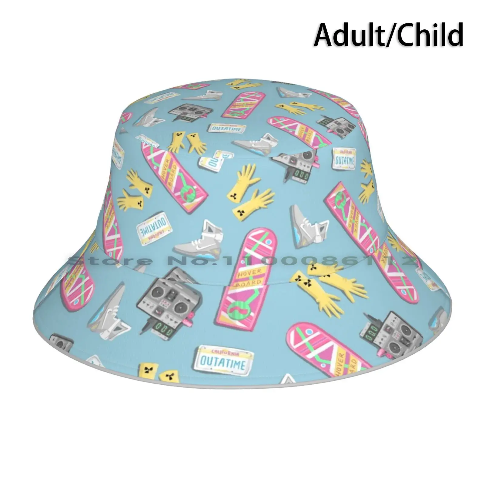 80s Pattern Turquoise Outatime Yellow Pink Blue