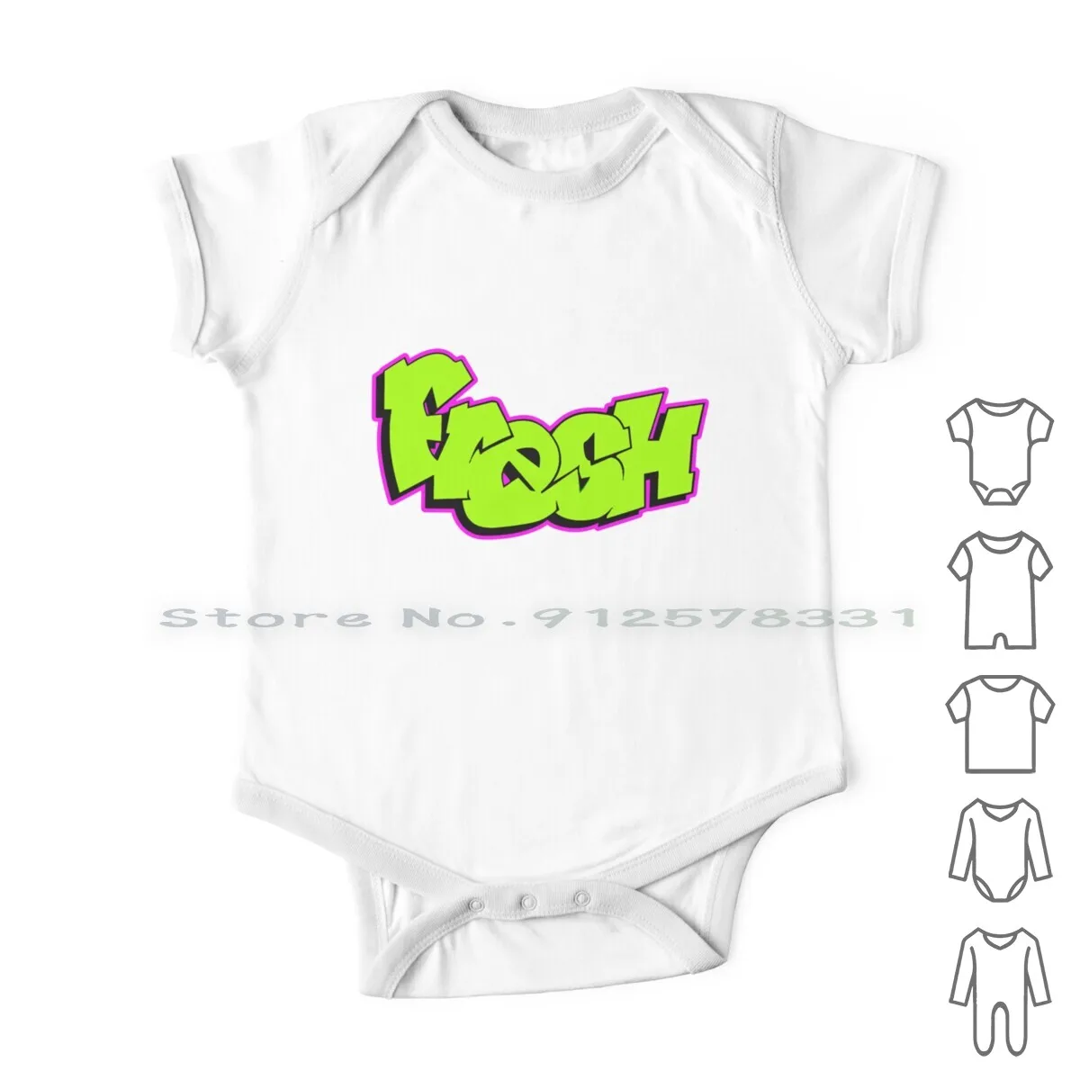 

Fresh Newborn Baby Clothes Rompers Cotton Jumpsuits Fresh Prince Bel Air Logo Will Smith Jazzy Jeff Carlton Banks 90s Tv Bad