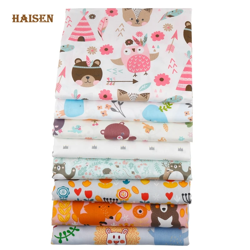 Cartoon Bear Series,Printed Twill Fabric Cotton Cloth For Quilting Sewing Baby&Children Quilt Pillow Clothes Skirt DIY Material