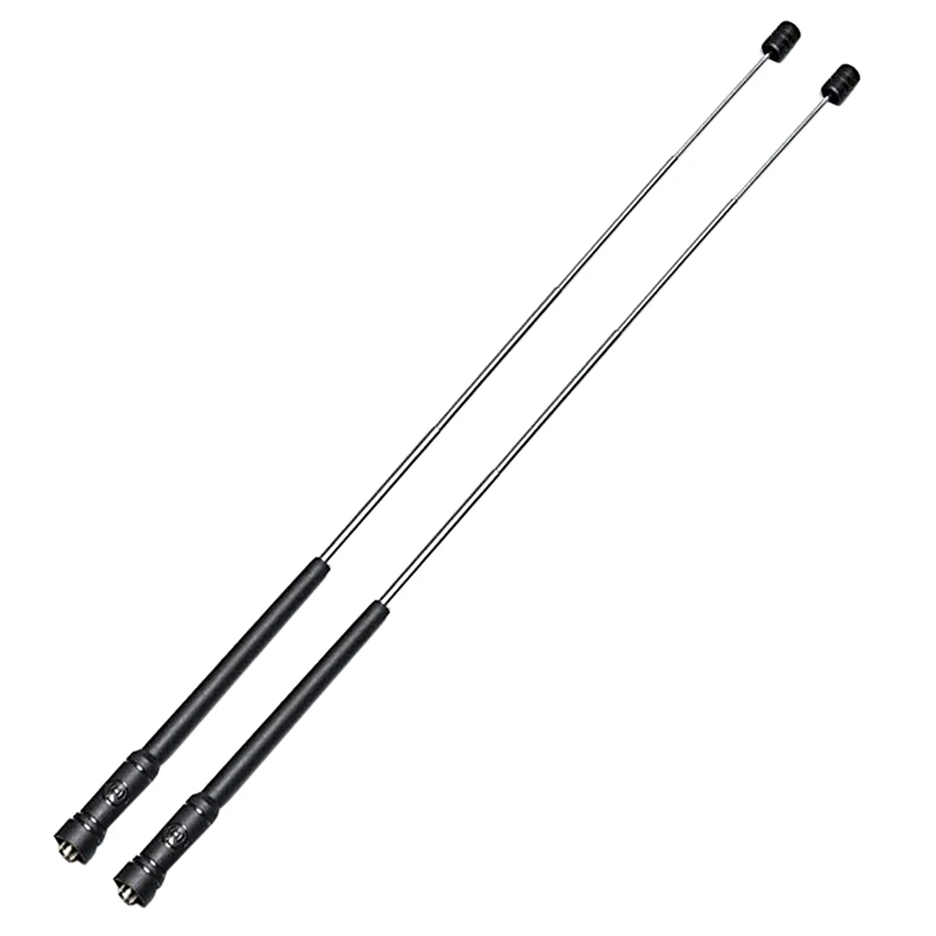 2 шт. выдвижные двухдиапазонные (VHF/UHF 144/430 мгц) ручные антенны SMA Female для
