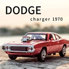 Модель автомобиля Dodge Sports, модель автомобиля из сплава с 7 скоростями 1:32, коллекционная детская игрушка, игрушечный автомобиль со звуком и светом, подарок для детей
